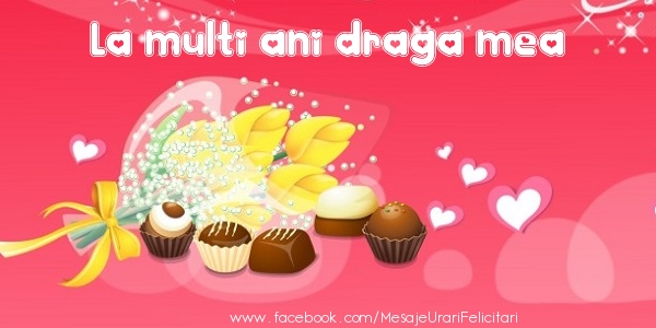 Felicitari de zi de nastere pentru Sotie - La multi ani draga mea