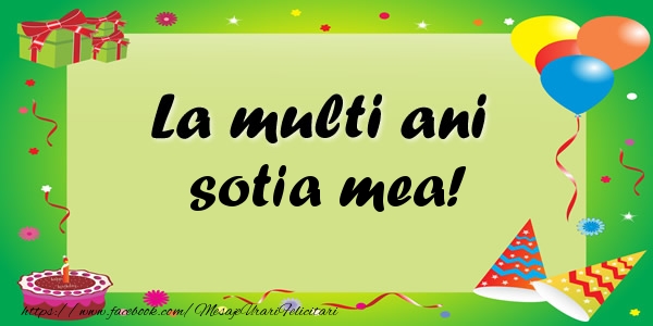 Felicitari de zi de nastere pentru Sotie - La multi ani sotia mea!