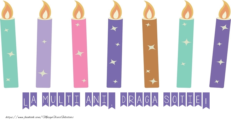 Felicitari de zi de nastere pentru Sotie - La multi ani, draga sotie!