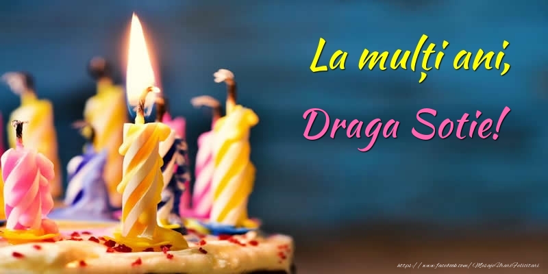 Felicitari de zi de nastere pentru Sotie - La mulți ani, draga sotie!
