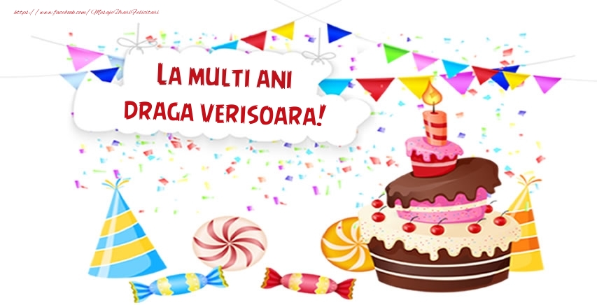 Felicitari de zi de nastere pentru Verisoara - La multi ani draga verisoara!