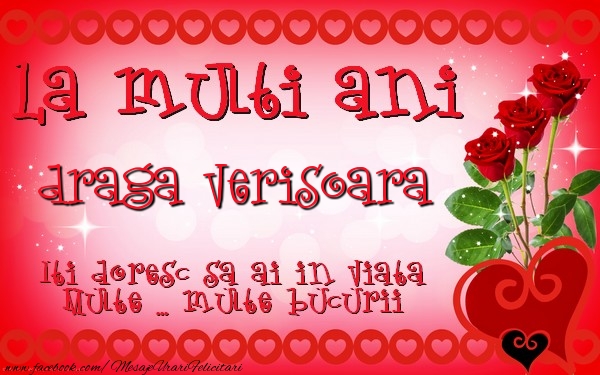 Zi de nastere La multi ani draga verisoara