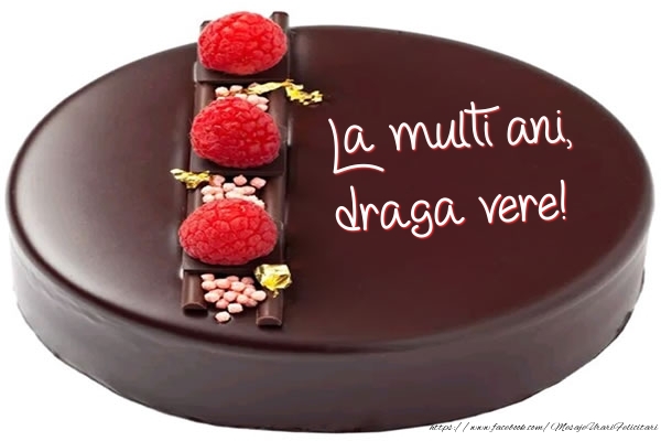 Felicitari de zi de nastere pentru Verisor - La multi ani, draga vere! - Tort