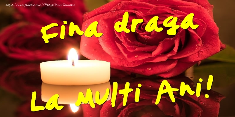 Felicitari de Ziua Numelui pentru Fina - Fina draga La Multi Ani!