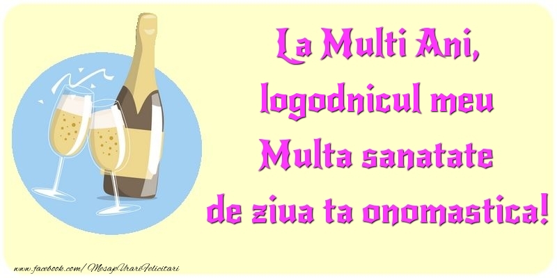Felicitari de Ziua Numelui pentru Logodnic - La Multi Ani, Multa sanatate de ziua ta onomastica! logodnicul meu