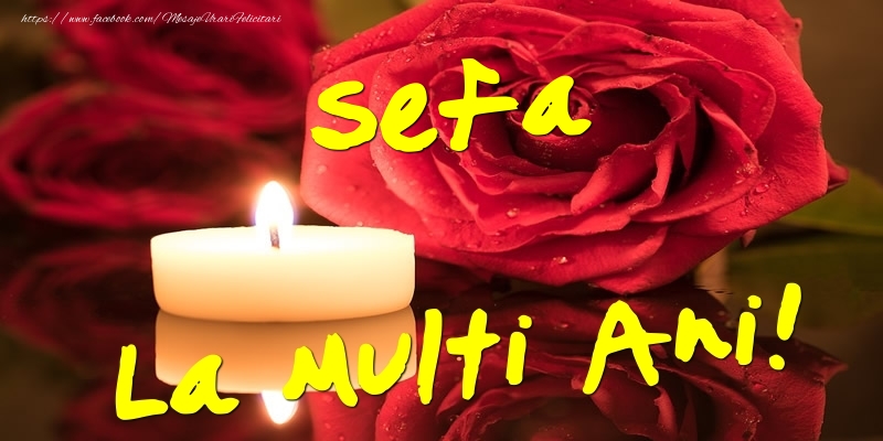 Felicitari de Ziua Numelui pentru Sefa - Sefa La Multi Ani!