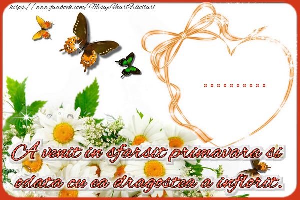 Felicitari personalizate de 1 Martie - ❤️❤️❤️ Flori & Inimioare | ...
