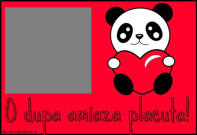 Felicitari personalizate de Amiaza - O dupa amiaza placuta! - Personalizeaza cu poza ta de profil facebook