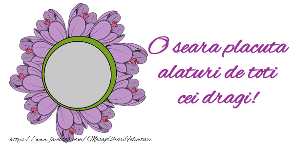 Felicitari personalizate de buna seara - Creeaza-ti si tu o felictare cu poza de profile