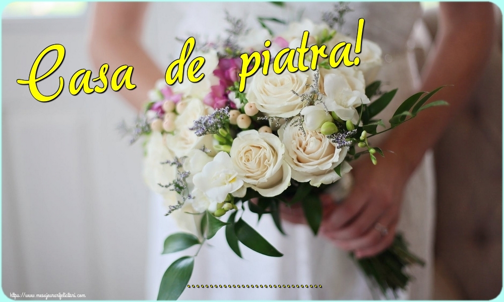 Felicitari personalizate de Casatorie - Casa de piatra! ...