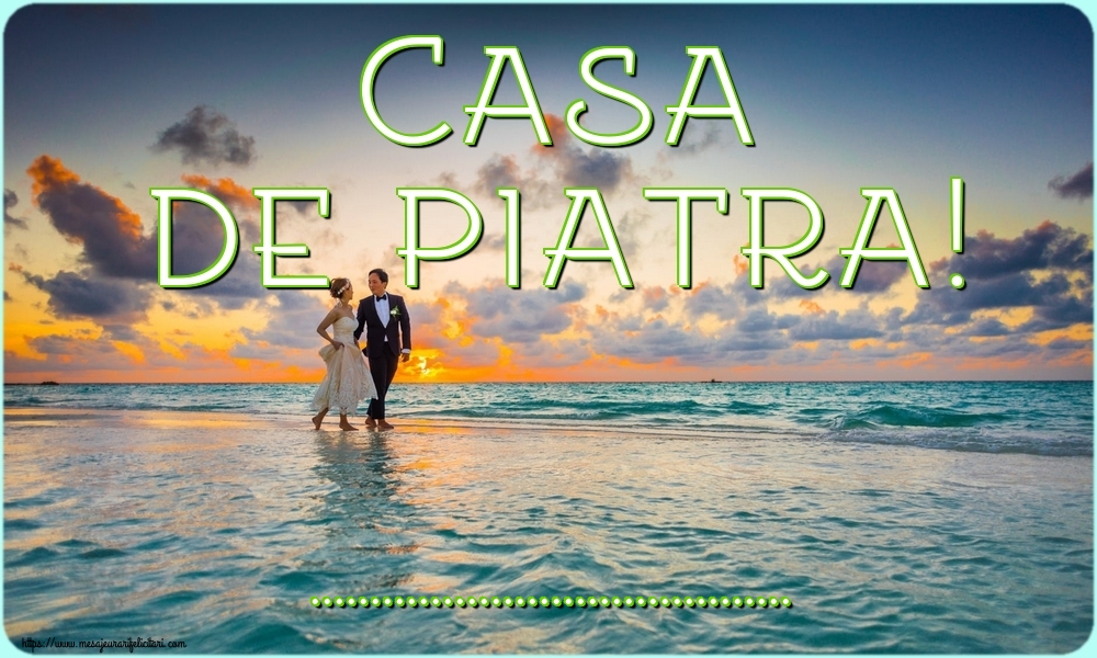 Felicitari personalizate de Casatorie - Casa de piatra! ...
