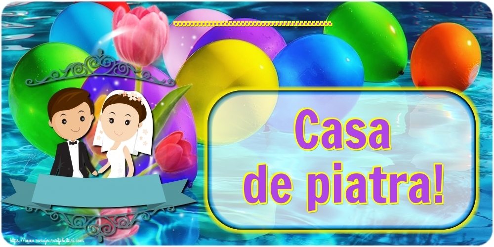 Felicitari personalizate de Casatorie - Casa de piatra! ...