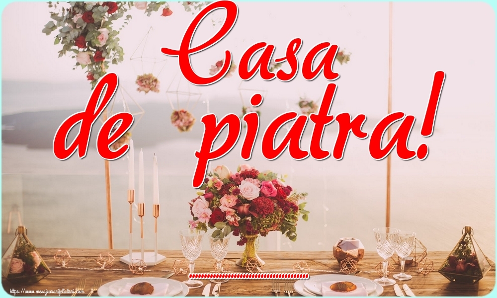 Felicitari personalizate de Casatorie - Casa de piatra! ...
