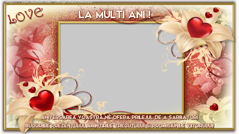 Felicitari personalizate de Casatorie - Aniversarea casatorei!