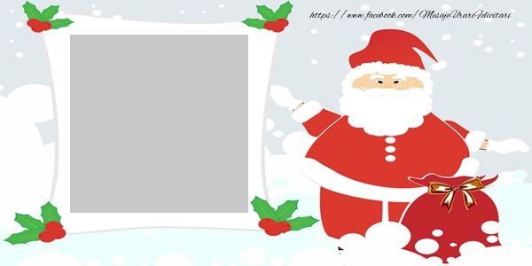 Felicitari personalizate de Craciun - Creeaza-ti o felicitare frumoasa cu poza ta de profile si Mos Craciun!