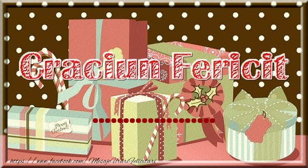 Felicitari personalizate de Craciun - Craciun Fericit ... - Fundal cu pachete cu cadouri de Crăciun