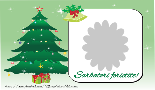 Felicitari personalizate de Craciun - O felicitare frumoasa de Craciun cu poza ta de profile