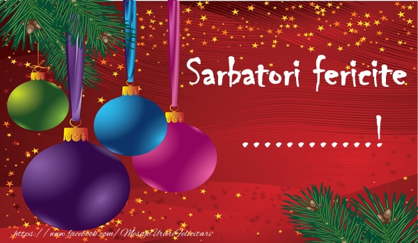 Felicitari personalizate de Craciun - Sarbatori fericite ...!