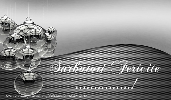 Felicitari personalizate de Craciun - Sarbatori fericite ...!