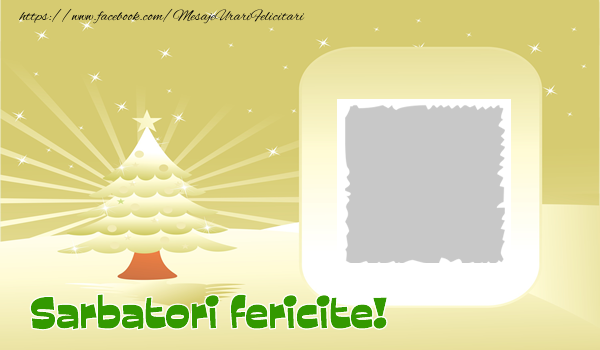 Felicitari personalizate de Craciun - O felicitare frumoasa de Craciun cu poza ta de profile!