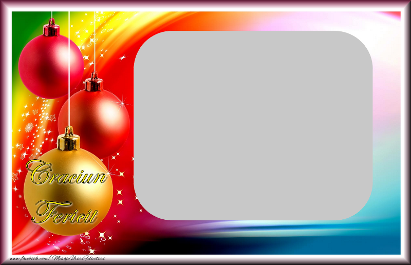 Felicitari personalizate de Craciun - Craciun Fericit!