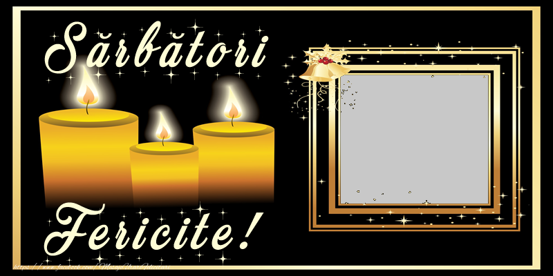 Felicitari personalizate de Craciun - Sărbători Fericite! Felicitare cu poza ta