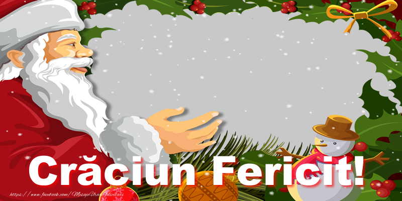 Felicitari personalizate de Craciun - Craciun Fericit!