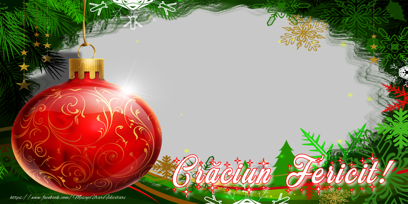 Felicitari personalizate de Craciun - Crăciun Fericit!