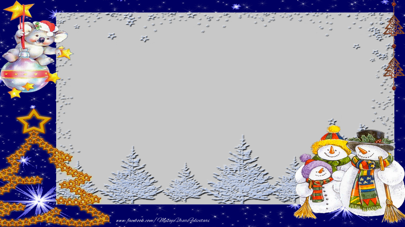 Felicitari personalizate de Craciun - Poza de Craciun