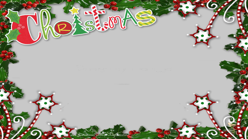 Felicitari personalizate de Craciun - Poza de Craciun