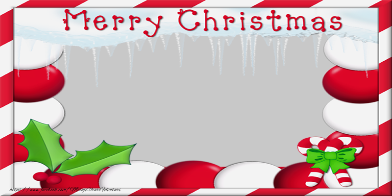 Felicitari personalizate de Craciun - Merry Christmas!