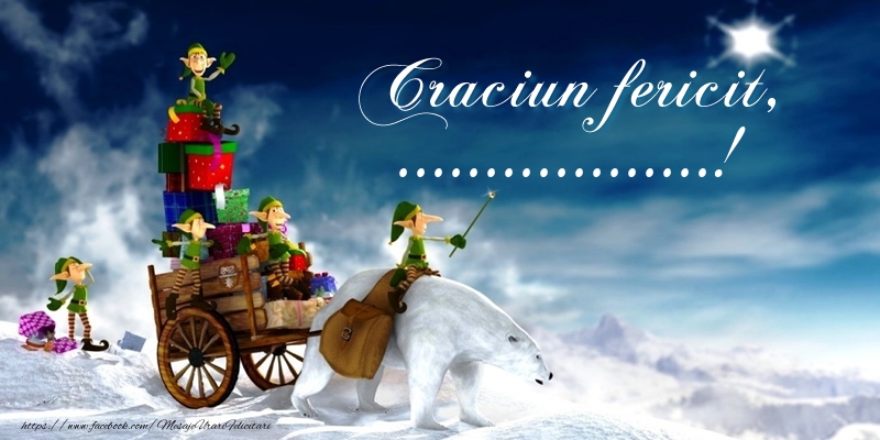 Felicitari personalizate de Craciun - Peisaje De Iarna | Craciun fericit, ...!