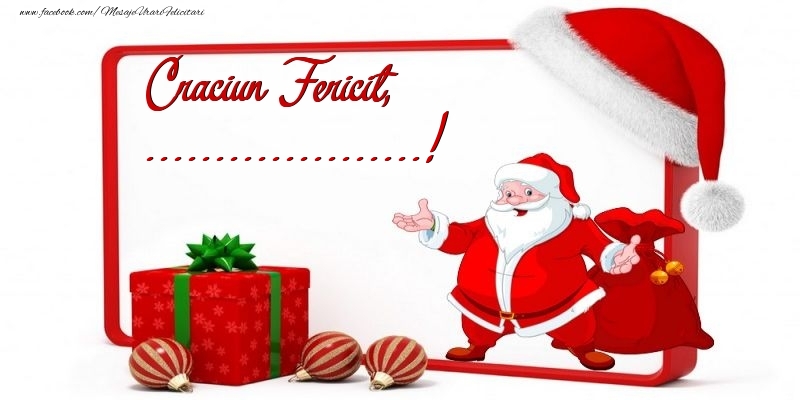 Felicitari personalizate de Craciun - Craciun Fericit, ...