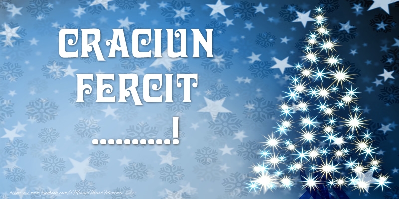 Felicitari personalizate de Craciun - Craciun Fericit ...!