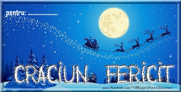 Felicitari personalizate de Craciun - Pentru ... Craciun Fericit