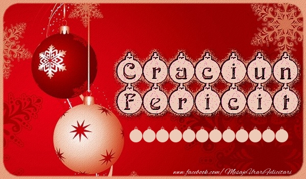 Felicitari personalizate de Craciun - Craciun Fericit ...