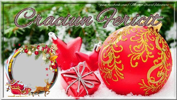 Felicitari personalizate de Craciun - Craciun Fericit