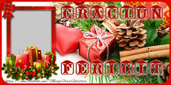 Felicitari personalizate de Craciun - Craciun Fericit