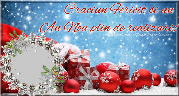 Felicitari personalizate de Craciun - Craciun Fericit