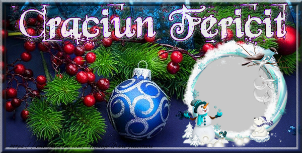 Felicitari personalizate de Craciun - Craciun Fericit