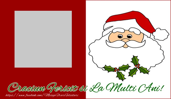 Felicitari personalizate de Craciun - Craciun Fericit si La Multi Ani!
