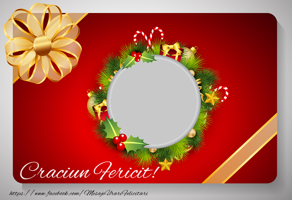 Felicitari personalizate de Craciun - Craciun Fericit!