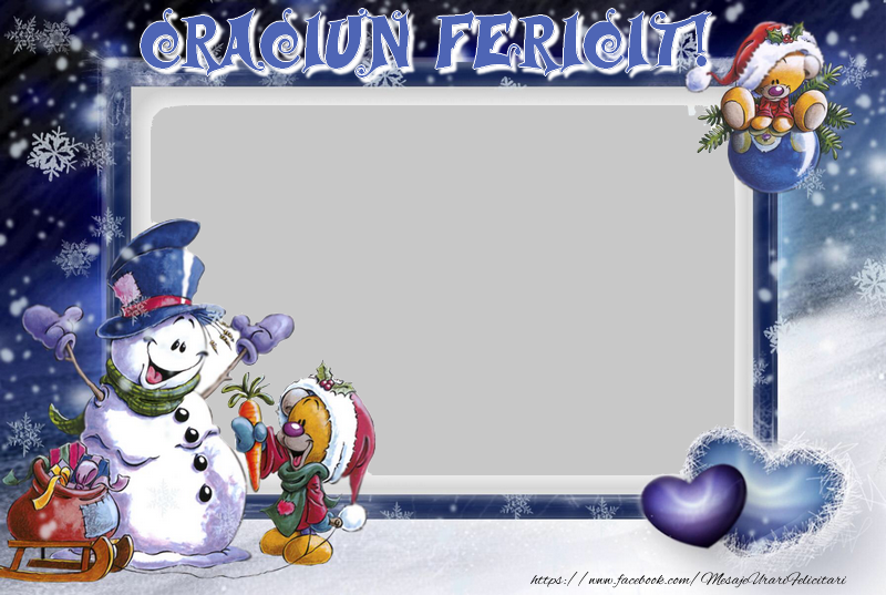 Felicitari personalizate de Craciun - Craciun Fericit!