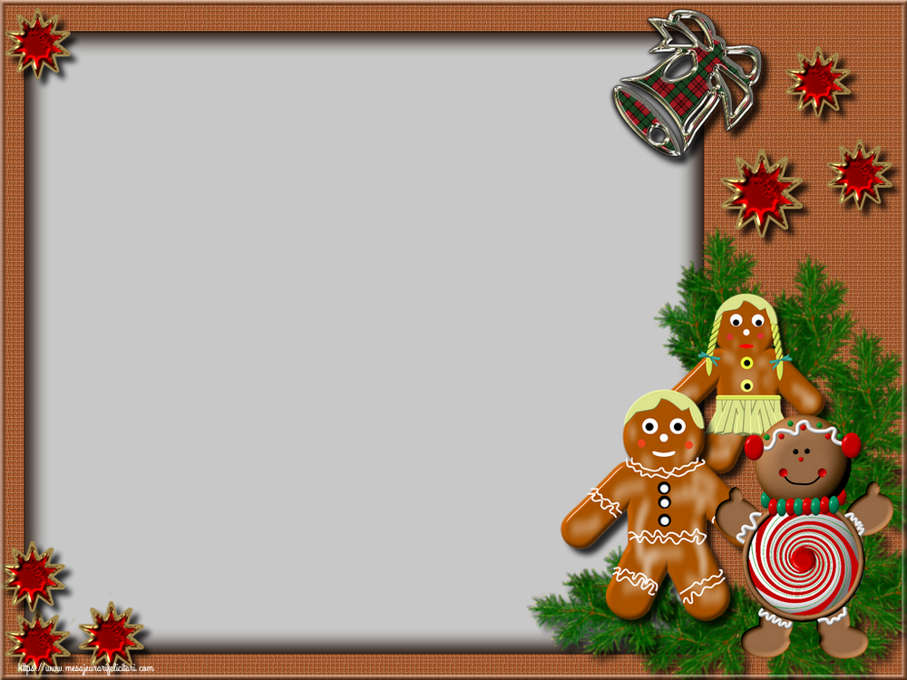 Felicitari personalizate de Craciun - Rama foto de Craciun