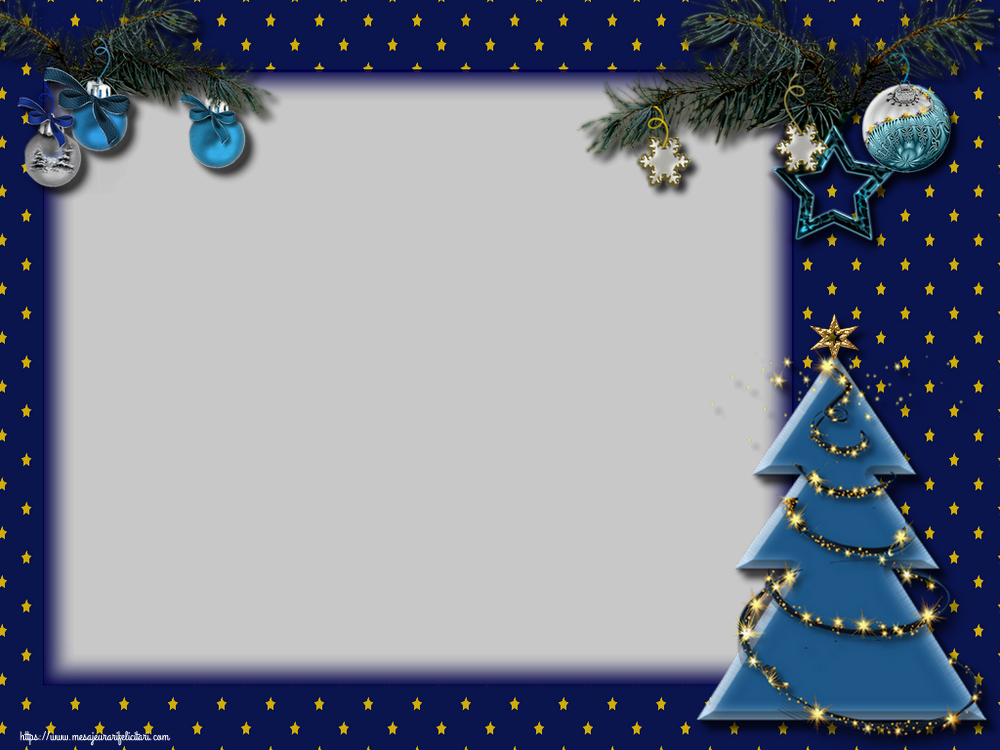 Felicitari personalizate de Craciun - Rama foto de Craciun