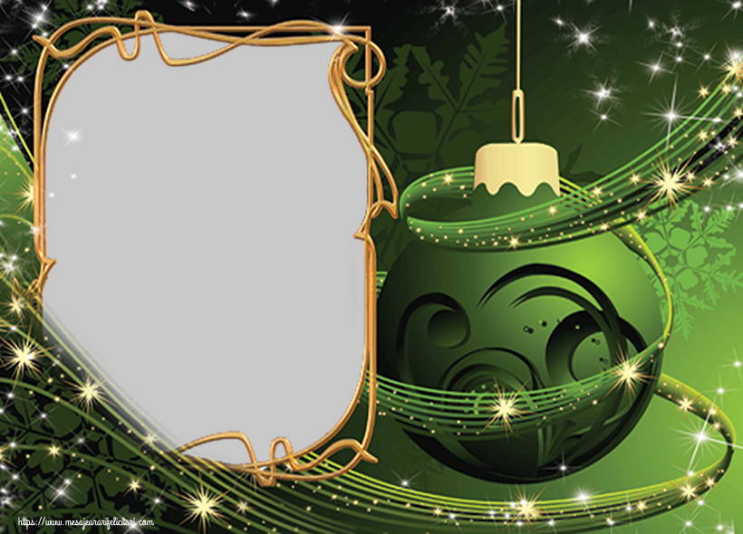 Felicitari personalizate de Craciun - Rama foto de Craciun