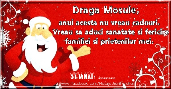 Felicitari personalizate de Craciun - Draga Mosule ...