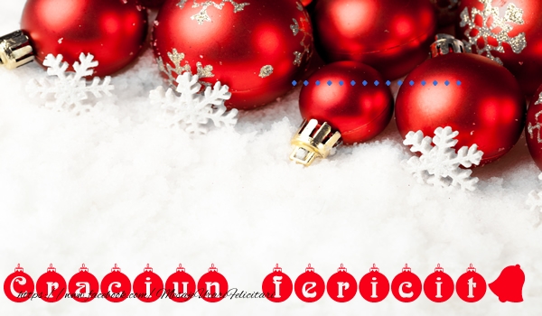 Felicitari personalizate de Craciun - ... iti doresc un Craciun Fericit si La multi ani!