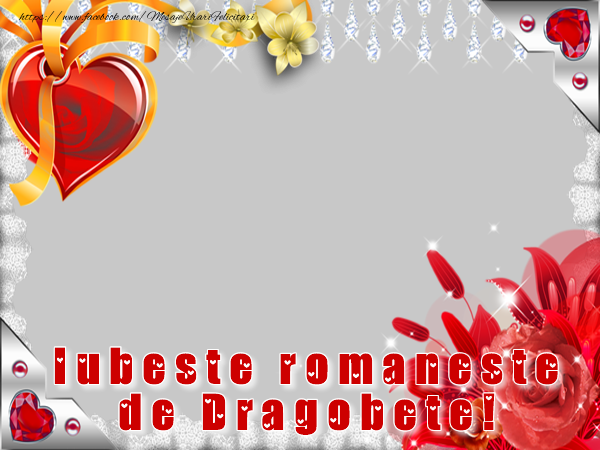 Felicitari personalizate de Dragobete - 🌼🥳❤️❤️❤️ Flori & Inimioare & 1 Poza & Ramă Foto | Portret de Dragobete!