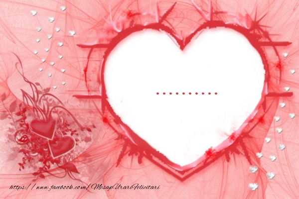 Felicitari personalizate de dragoste - Numele iubitului sau iubitei in poza cu inimioară